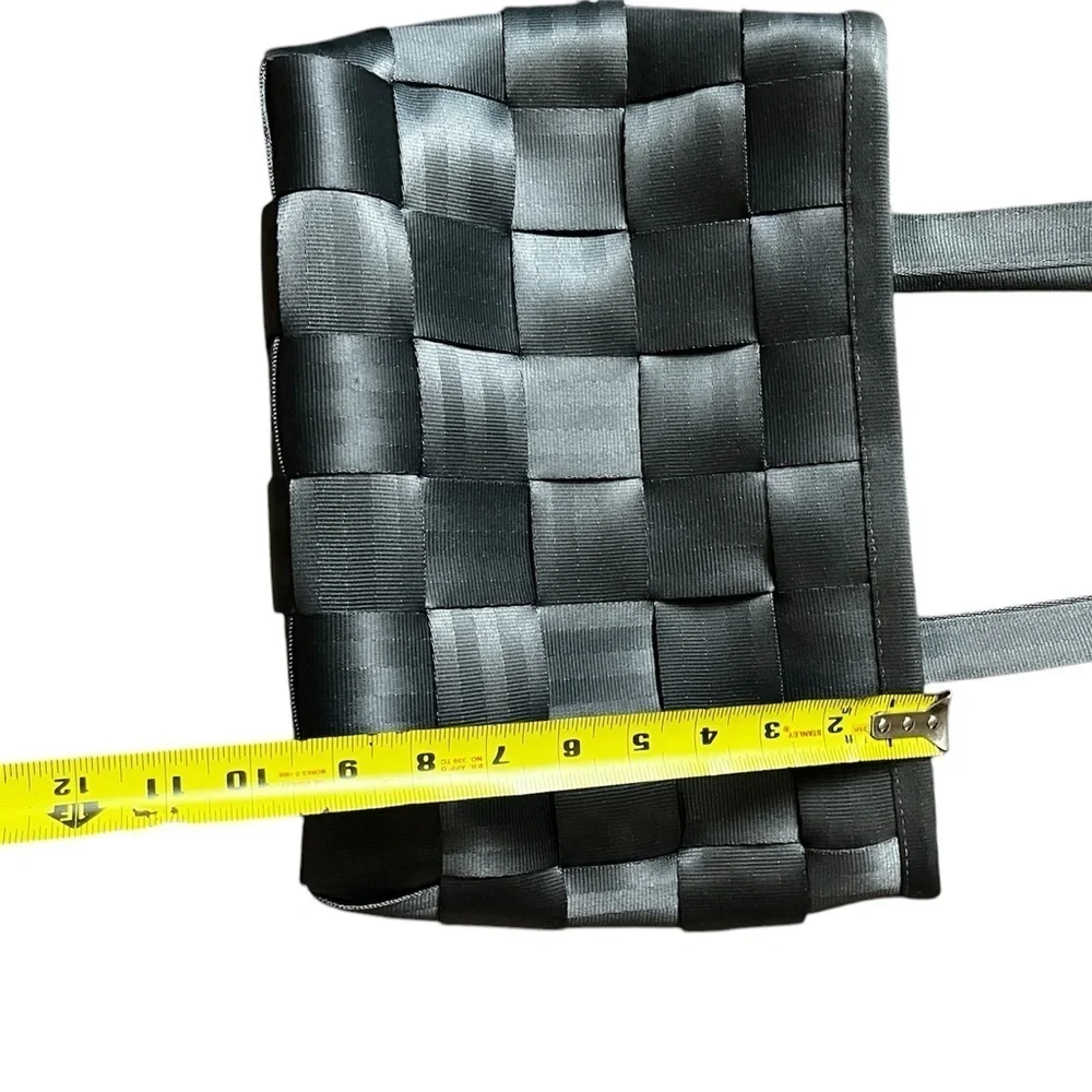 Harveys Seatbelt Bag Tote/Purse - Dark Gray Woven Style